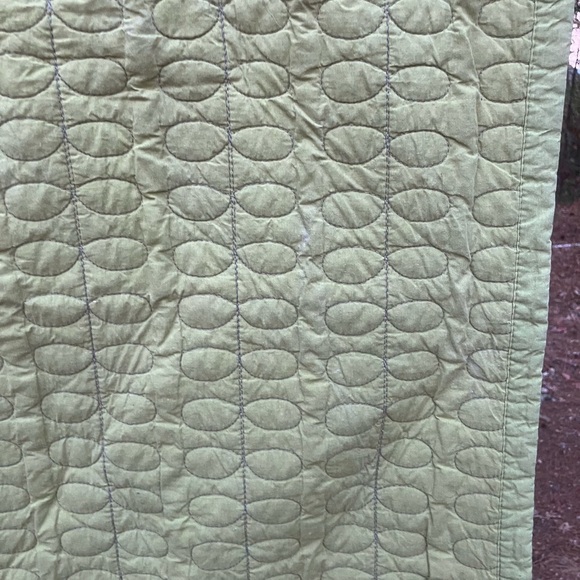 Apt 9 reversible cotton quilted coverlet Full / Wueen lime & gray - Picture 5 of 9